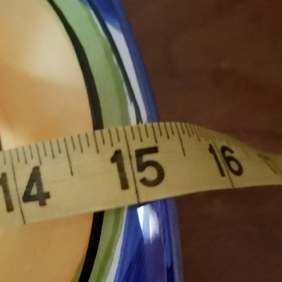 Vintage 1990s Italian Ceramic Pasta or Serving Bowl - Picture 5 of 6